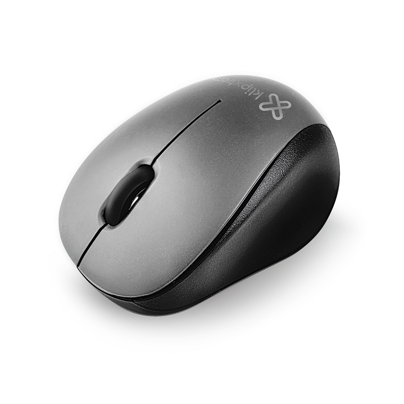 Klip Xtreme - Mouse - Bluetooth 5.0 - Wireless - Black/gray - 3-buttons up 1600dpi