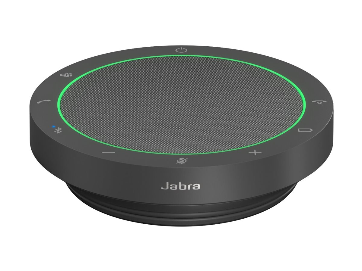 Jabra Speak2 55 MS - Altavoz manos libres - Bluetooth - Inalámbrico, con cable - USB-C, USB-A - Gris oscuro - Certificado para Microsoft Teams, Certificado con Microsoft Quick Pairing