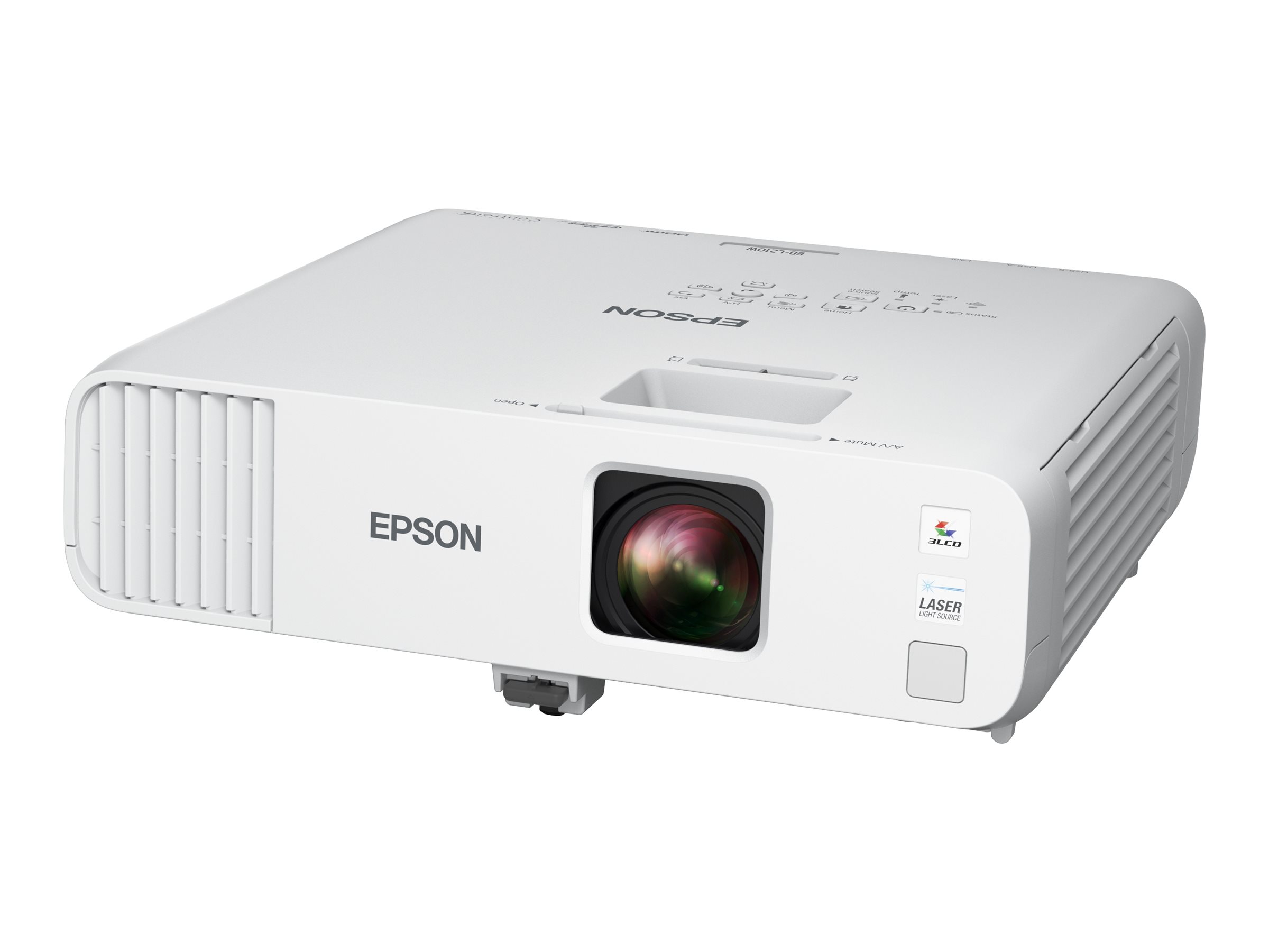 Epson PowerLite L210W - Proyector 3LCD - 4500 lúmenes (blanco) - 4500 lúmenes (color) - IEE 802.11a/b/g/n/ac inalámbrico/LAN/Miracast - con 3 años de Epson Road Service Program