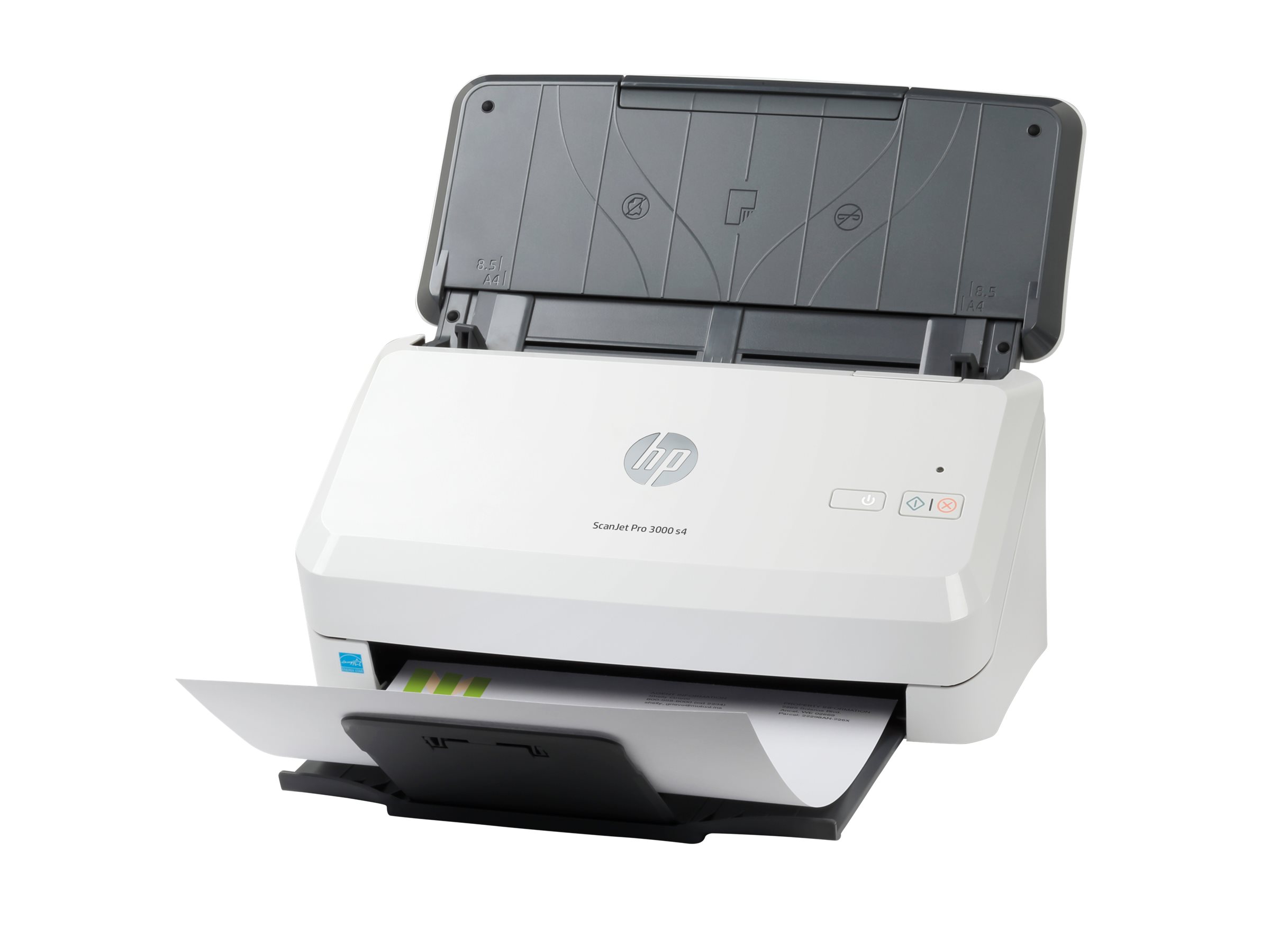 HP Scanjet Pro 3000 s4 Sheet-feed - Escáner de documentos - CMOS / CIS - a dos caras - 216 x 3100 mm - 600 ppp x 600 ppp - hasta 40 ppm (mono) - Alimentador automático de documentos (ADF) (50 hojas) - hasta 4000 exploraciones por día - USB 3.0