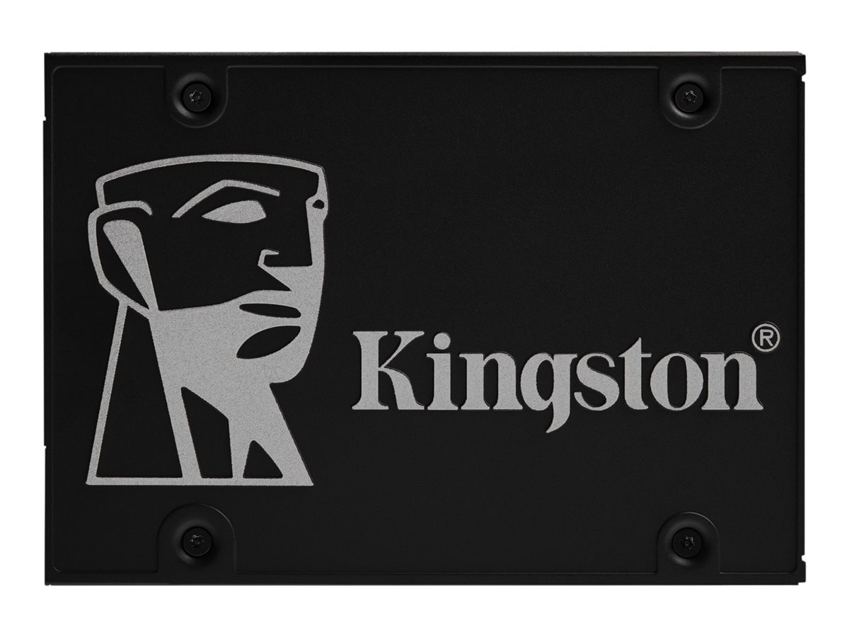 Kingston KC600 - SSD - cifrado - 256 GB - interno - 2.5" - SATA 6Gb/s - AES de 256 bits - TCG Opal Encryption, Self-Encrypting Drive (SED)