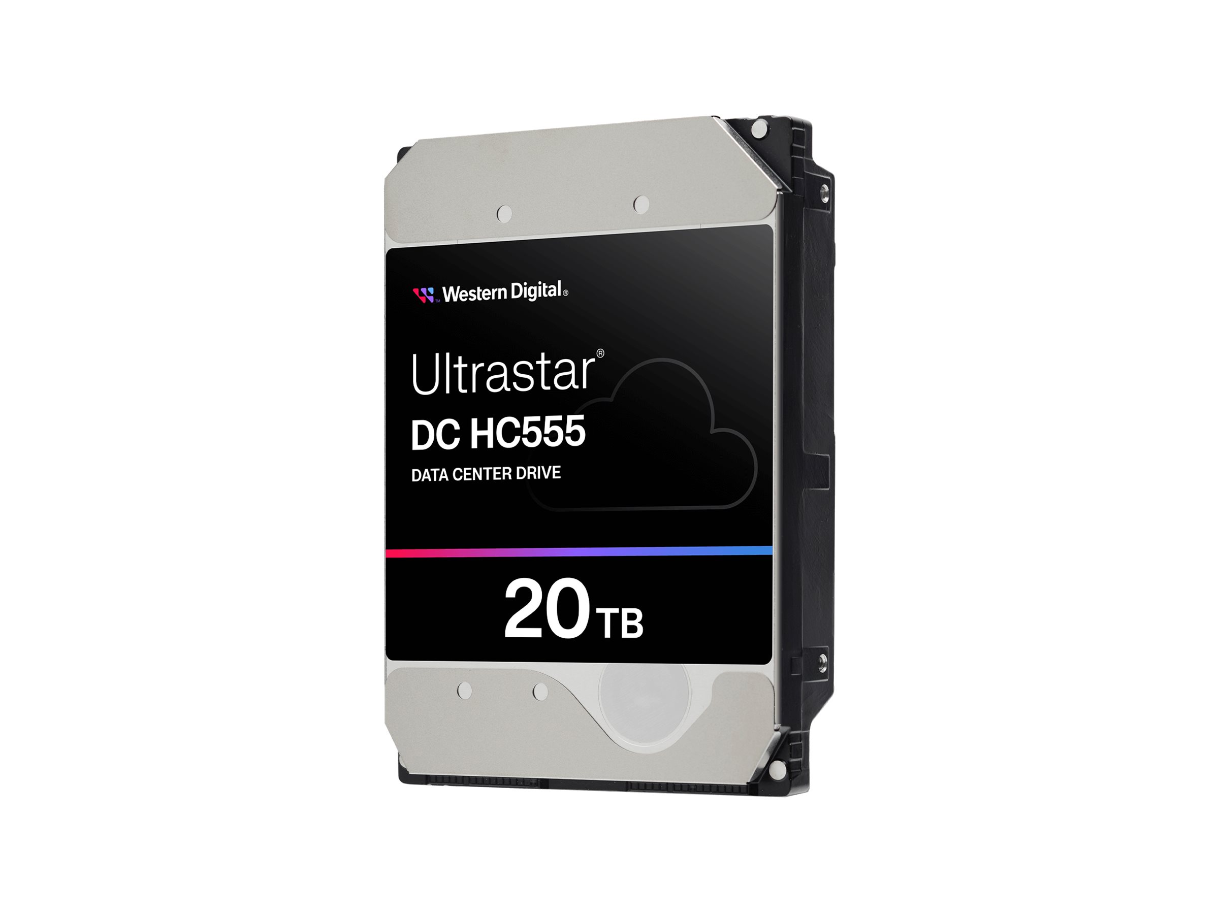 Western Digital WD Ultrastar DC H555 - Hard drive - Internal hard drive - 20 TB - 3.5" - 7200 rpm - SATA