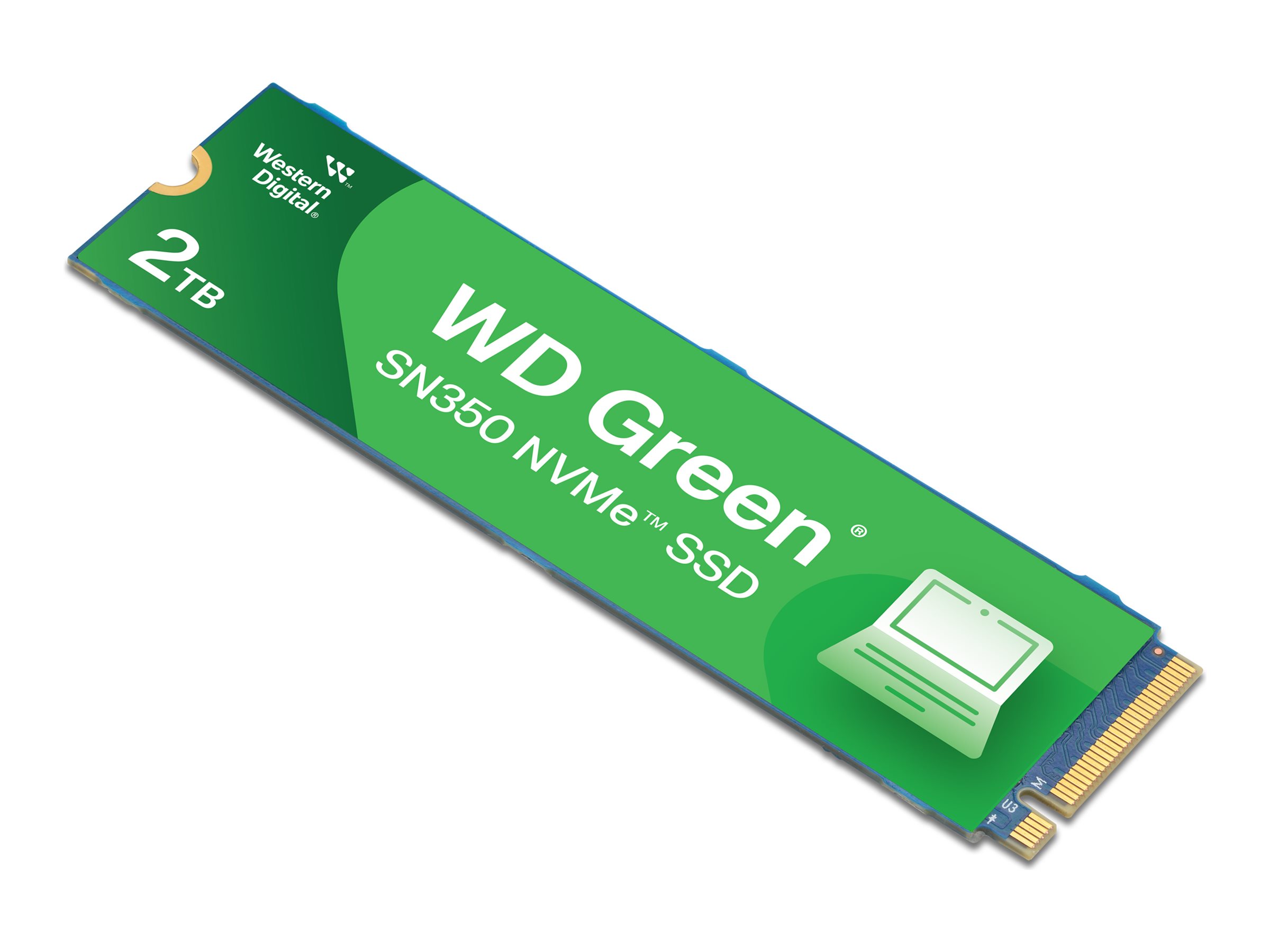 WD Green SN350 NVMe SSD WDS200T3G0C - SSD - 2 TB - interno - M.2 2280 - PCIe 3.0 x4 (NVMe)