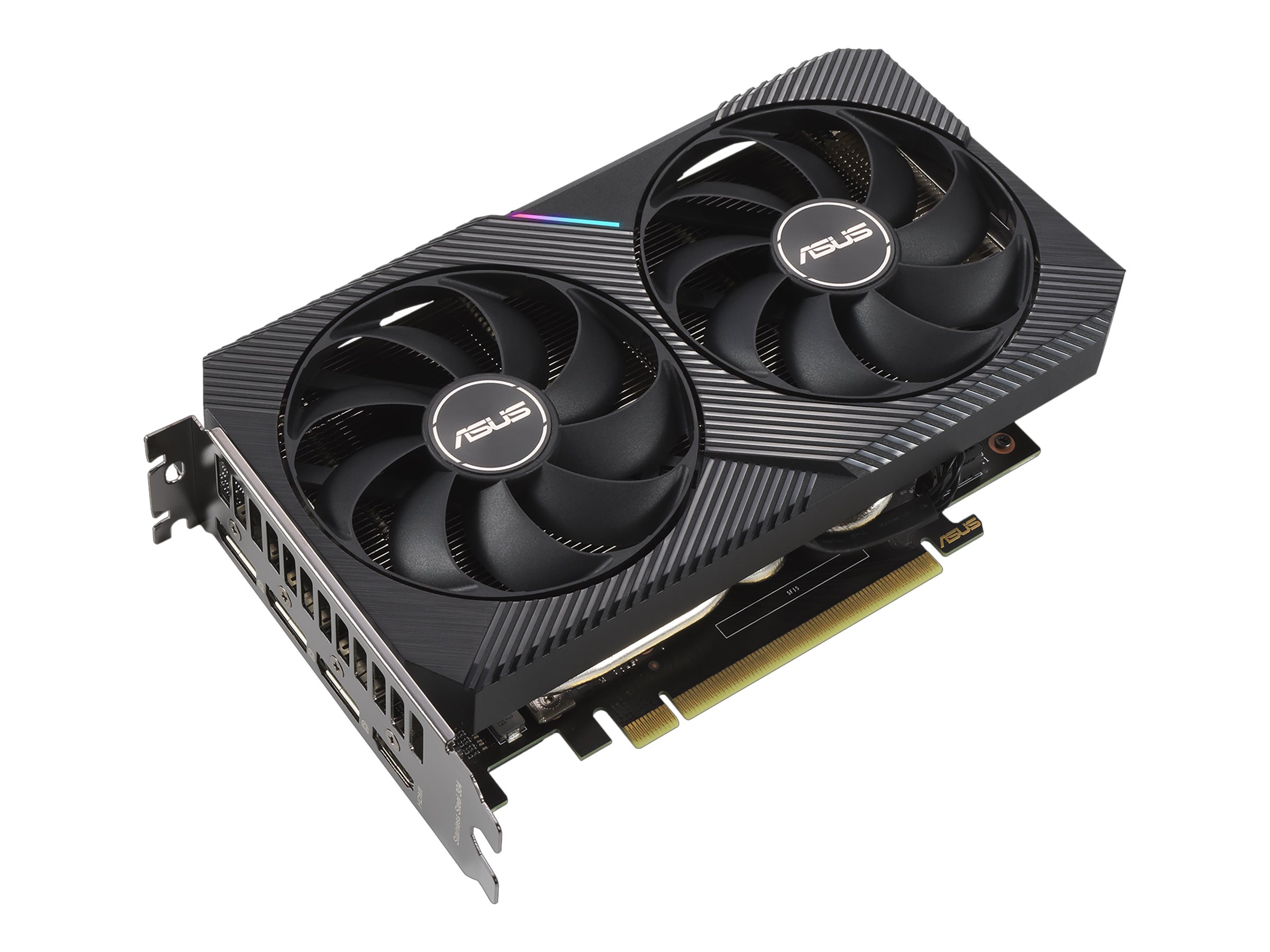 ASUS DUAL-RTX3060-O12G-V2 - OC Edition - tarjeta gráfica - GF RTX 3060 - 12 GB GDDR6 - PCIe 4.0 x16 - HDMI, 3 x DisplayPort