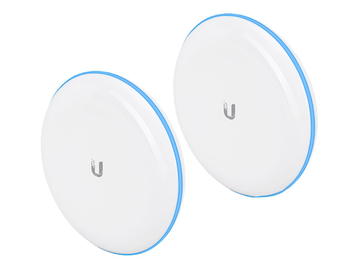 Ubiquiti UniFi Building-to-Building Bridge - Puente inalámbrico - 1GbE - Wi-Fi 5 - 802.11ad (WiGig) - 5 GHz, 60 GHz (paquete de 2)