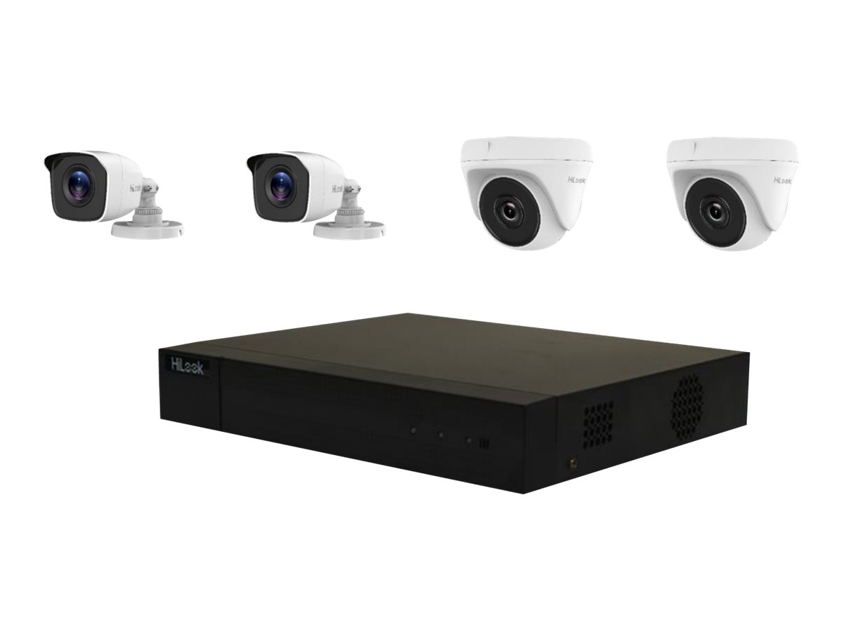 HiLook TK-4144MH-MH - DVR + cámara/s - alimentado por CA - 4 canales - 1 x 1 TB - 4 cámara(s) - CMOS