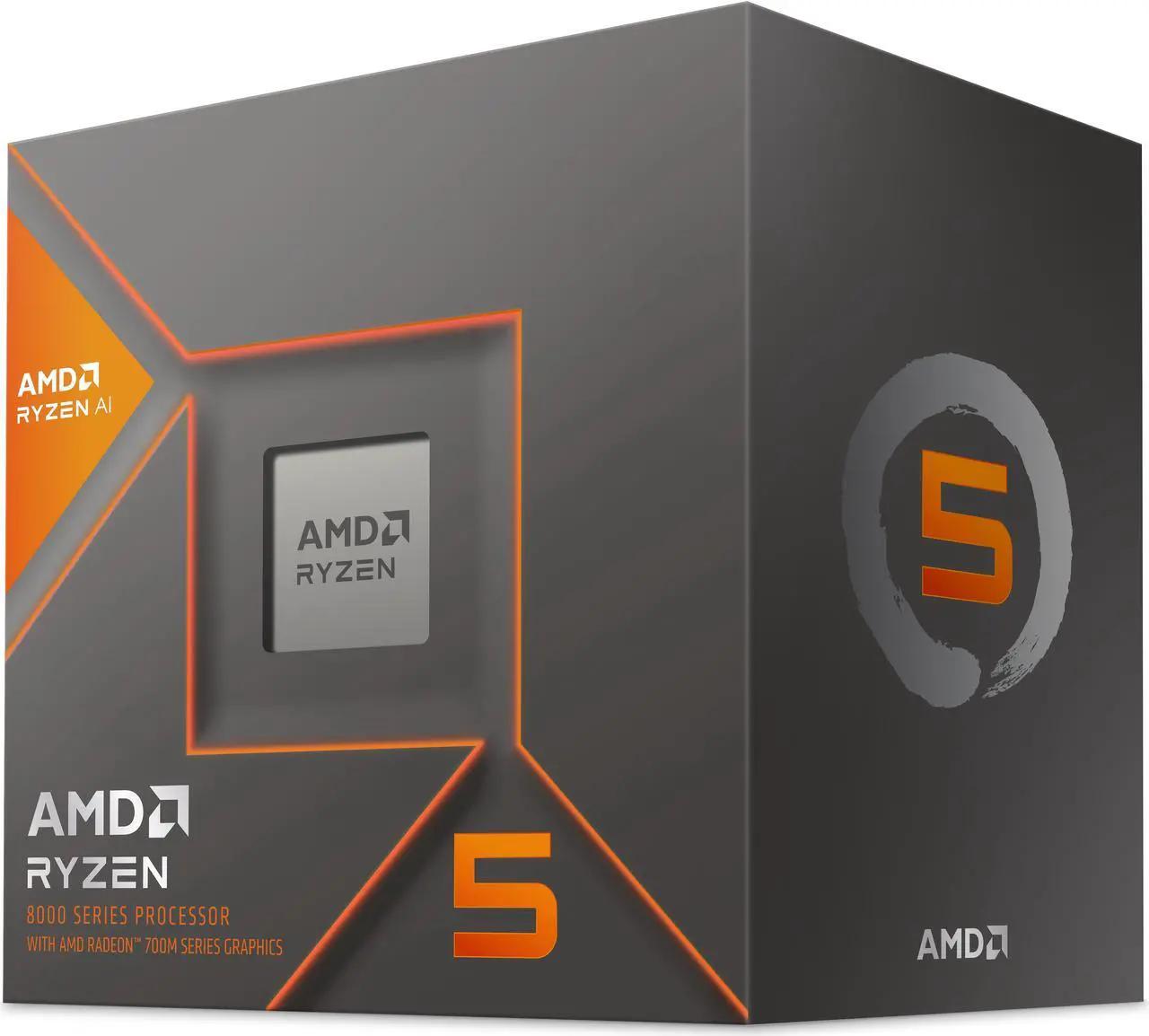 AMD - Ryzen 5 8600G - 6 Core 5.05GHz 22MB AM5 with W