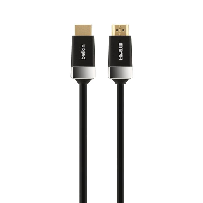 Belkin High Speed HDMI Cable - Cable HDMI con Ethernet - HDMI macho a HDMI macho - 2 m - compatibilidad con 4K