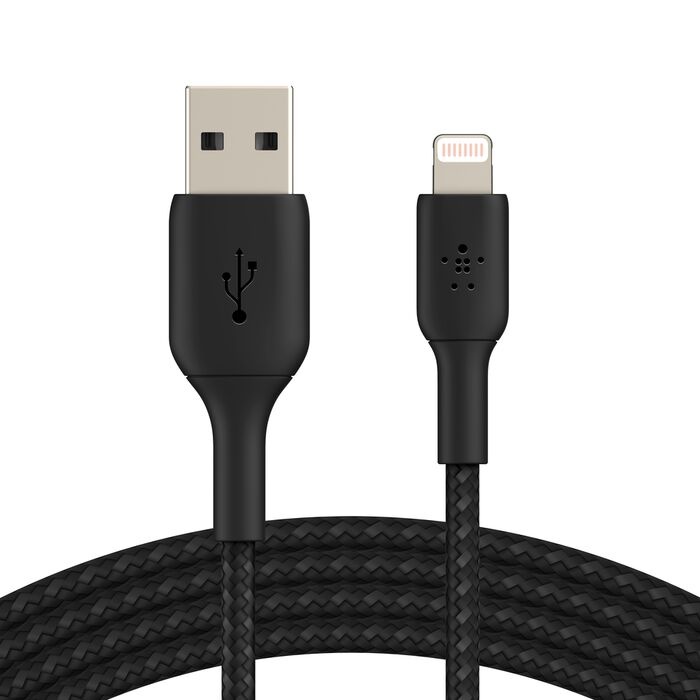 Belkin BoostCharge - Cable Lightning - Lightning macho a USB macho - 1 m - negro