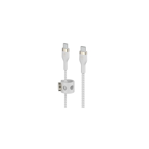 Belkin BoostCharge - Cable USB - 24 pin USB-C (M) a 24 pin USB-C (M) - 2 m - blanco