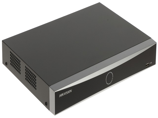Hikvision - NVR Acusense 4K independiente - 8 canales de video - DS-7608NXI-K1/8P - 1 ranura para HDD SATA de hasta 10TB - Hasta 8 entradas de cámaras IP, plug &amp; play con 8 interfaces PoE - Formatos de video H.265+/H.265/H.264+/H.264 - Capacidad de decodificación de hasta 1 canal@12 MP o 2 canales@8 MP o 4 canales@4 MP o 8 canales@1080p - Hasta 80 Mbps de ancho de banda entrante - protección perimetral - detección de movimiento 2.0 - Reconocimiento facial - ANPR (usando cámara ANPR)