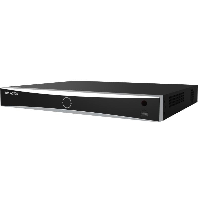 Hikvision - NVR independiente 1U Acusense 4K - 16 canales de vídeo - DS-7616NXI-K2/16P - 2 ranuras SATA HDD de hasta 16TB cada una - Entradas IP de hasta 16 canales, plug &amp; play con 16 interfaces POE - Formatos de vídeo H.265+/H.265/H.264+/H.264 - Capacidad de decodificación hasta 2-ch @ 12MP o 3-ch @ 8MP o 6-ch @4MP o 12-ch@1080P - Hasta 160 Mbps de ancho de banda entrante - Protección perimetral - detección de movimiento 2.0 - Reconocimiento facial - ANPR (usando cámara ANPR)