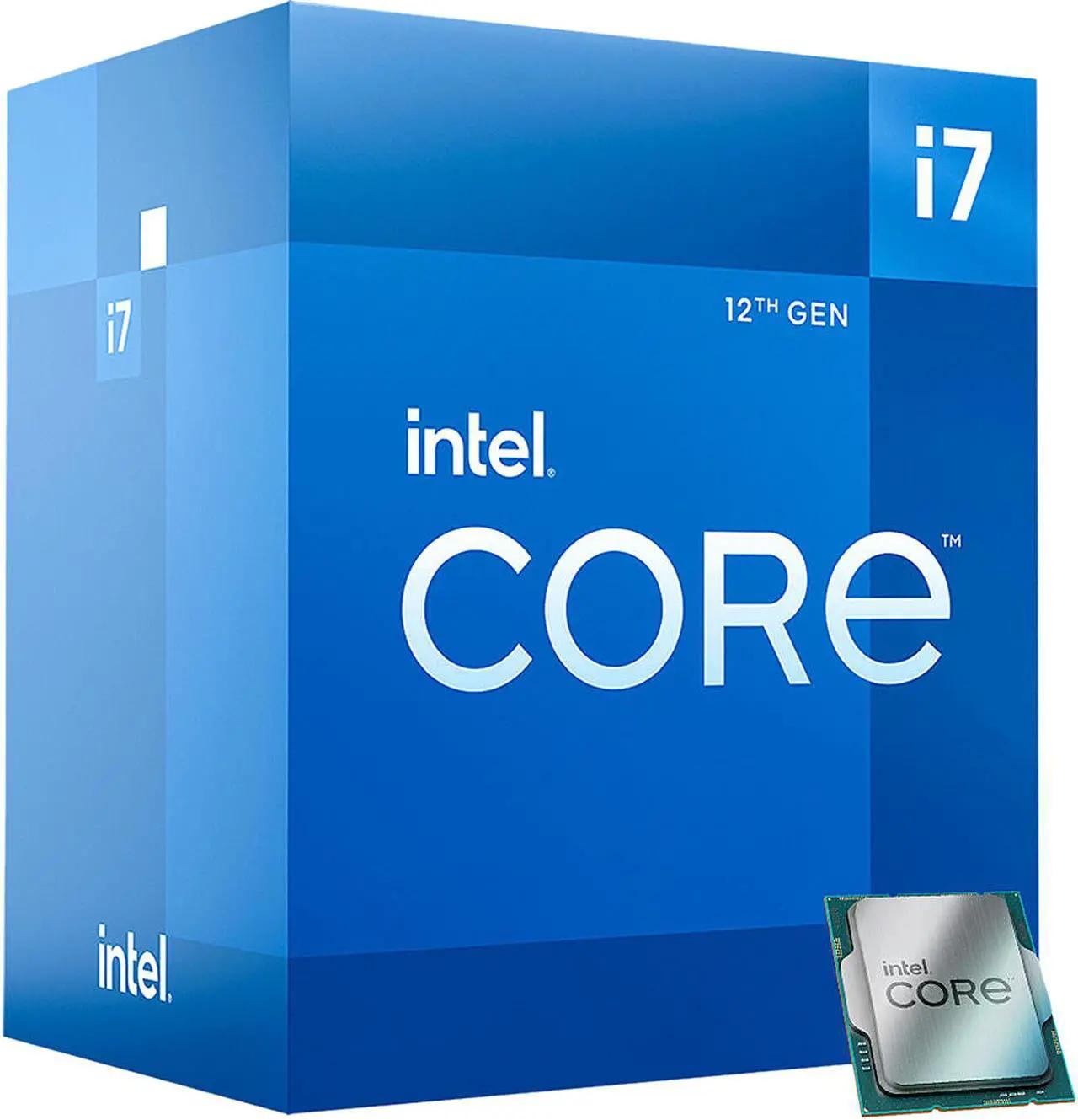 Intel Core i7 12700 - 2.1 GHz - 12 núcleos - 20 hilos - 25 MB caché - LGA1700 Socket - Caja