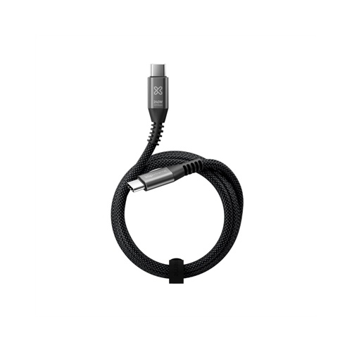 Klip Xtreme - USB cable - 24 pin USB-C - 1.8 m - Black - 240W 40Gbps Braided Fast Charg