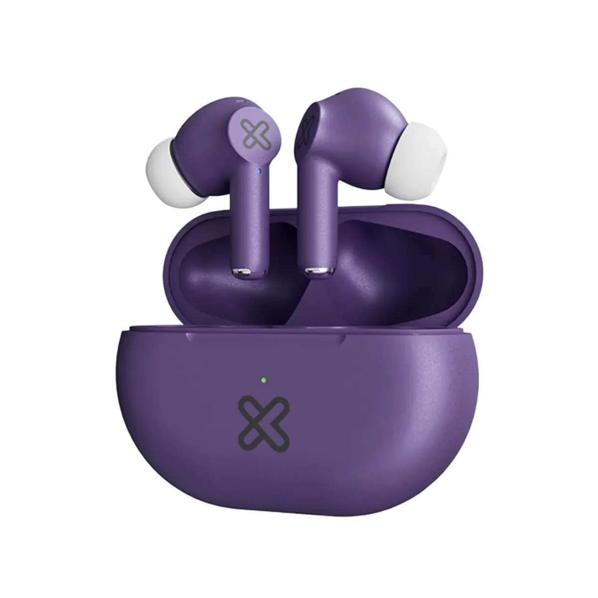 Klip Xtreme - True wireless earphones - Para Phone / Para Portable electronics / Para Tablet - Wireless - 17Hrs IPX Purple