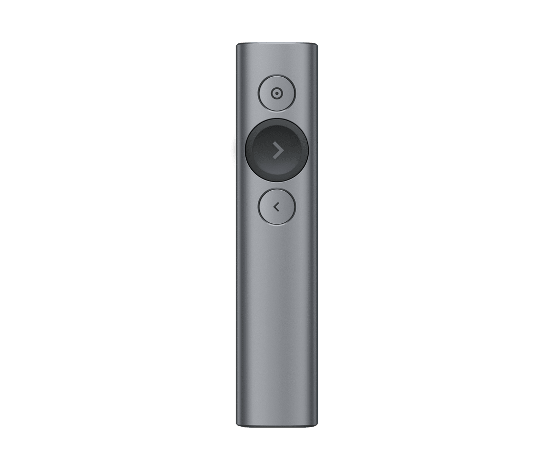 Logitech Spotlight - Control remoto para presentaciones - 3 botones - pizarra