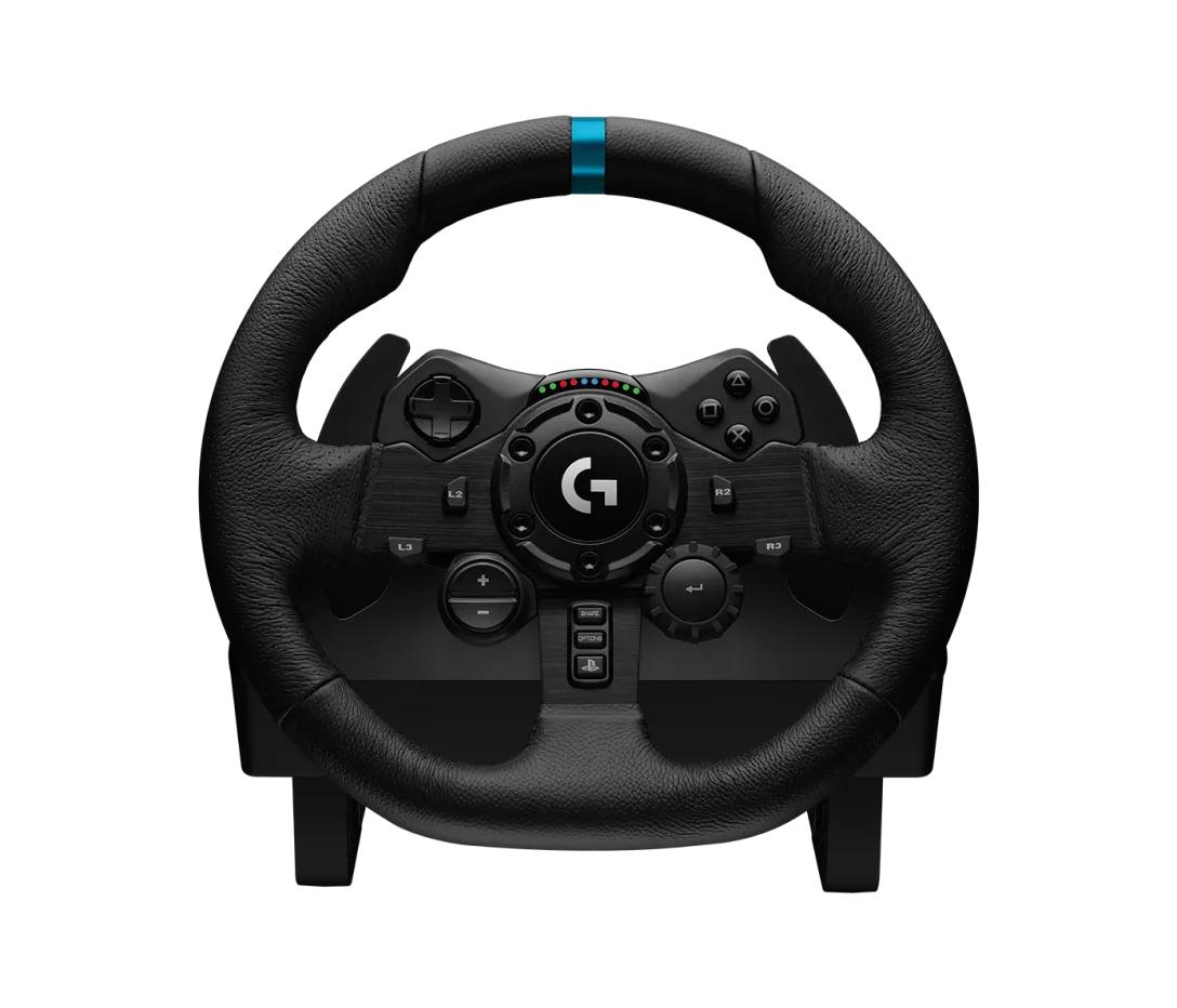 Logitech G923 Racing - Juego de volante y pedales - cableado - para PC, Sony PlayStation 4, Sony PlayStation 5