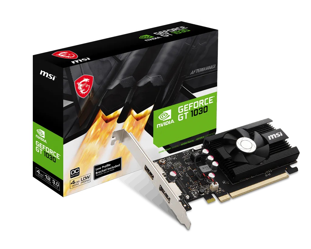 MSI - PCI Express - NVIDIA - GT 1030 4GD4
