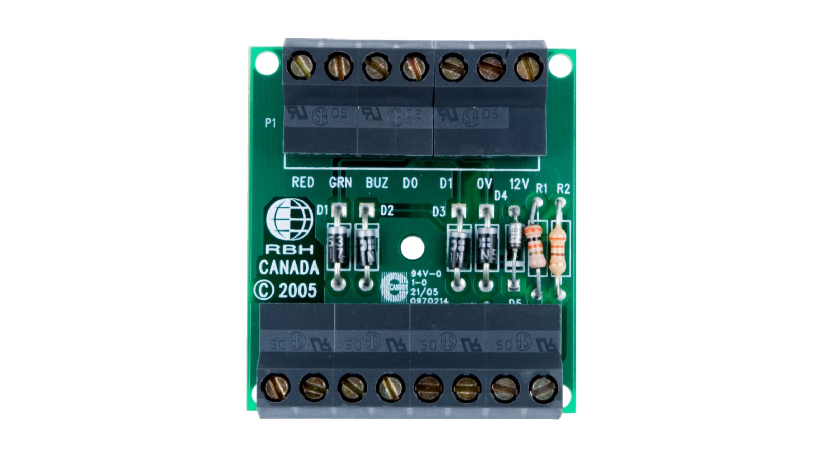 RBH Access - EXITRDR - Exit Reader INT-UNC - Supervisión y Control de Entrada &amp; Salida - Anti-passback completo - 2 Lectoras - Mismo rango de distancia de cableado - Bajo consumo de energía