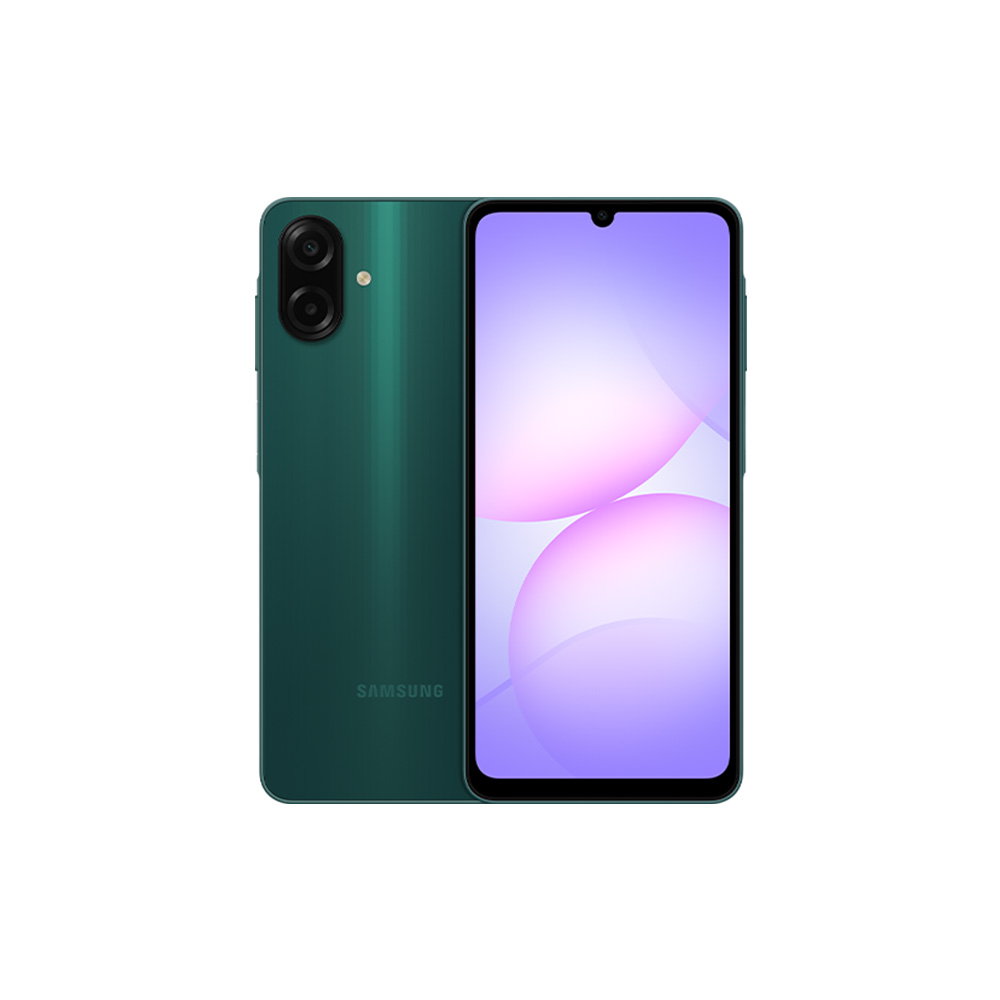 CELULAR/SAMSUNG GALAXY A07 4GB RAM 128GB ALM 6.7 PULG 50MP TRASERA 8MP FRONTAL GREEN/CARGADOR RAPIDO INCLUIDO