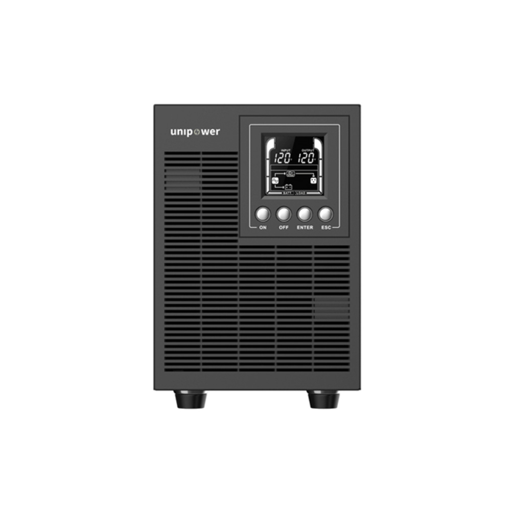 UPS UNIPOWER/UPSO11-2TL ONLINE 2KVA /0.9KW TORRE UPS CON 2 BATERIAS 12V9AH 120V 60HZ/4 TO