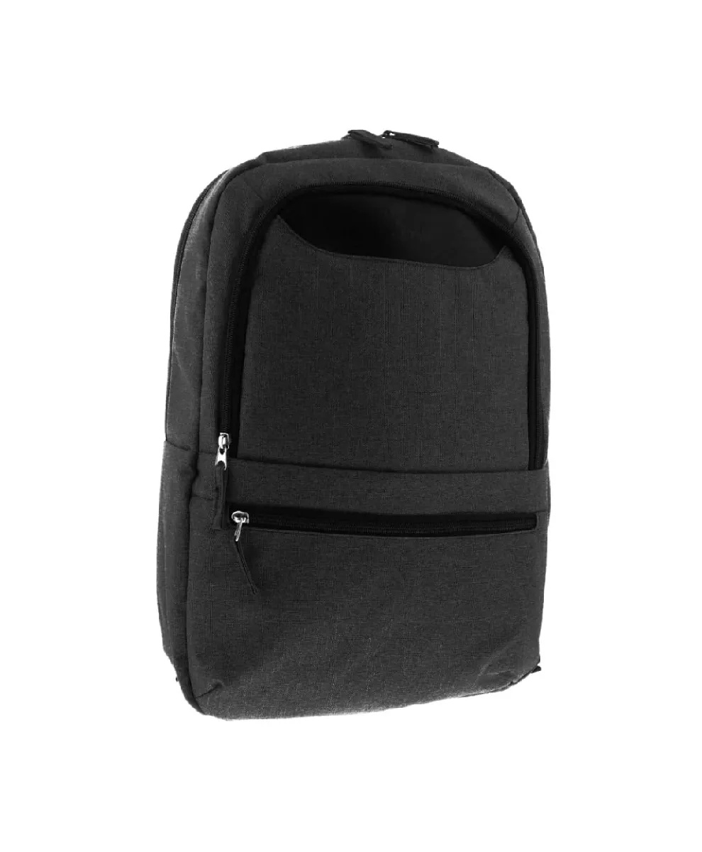 Xtech Winsor XTB-212BK Mochila para laptop 15.6" - Durable poliéster - Color Negro - Panel posterior con acolchado - Tirantes acolchados - Bolsillo frontal para accesorios con organizador interior
