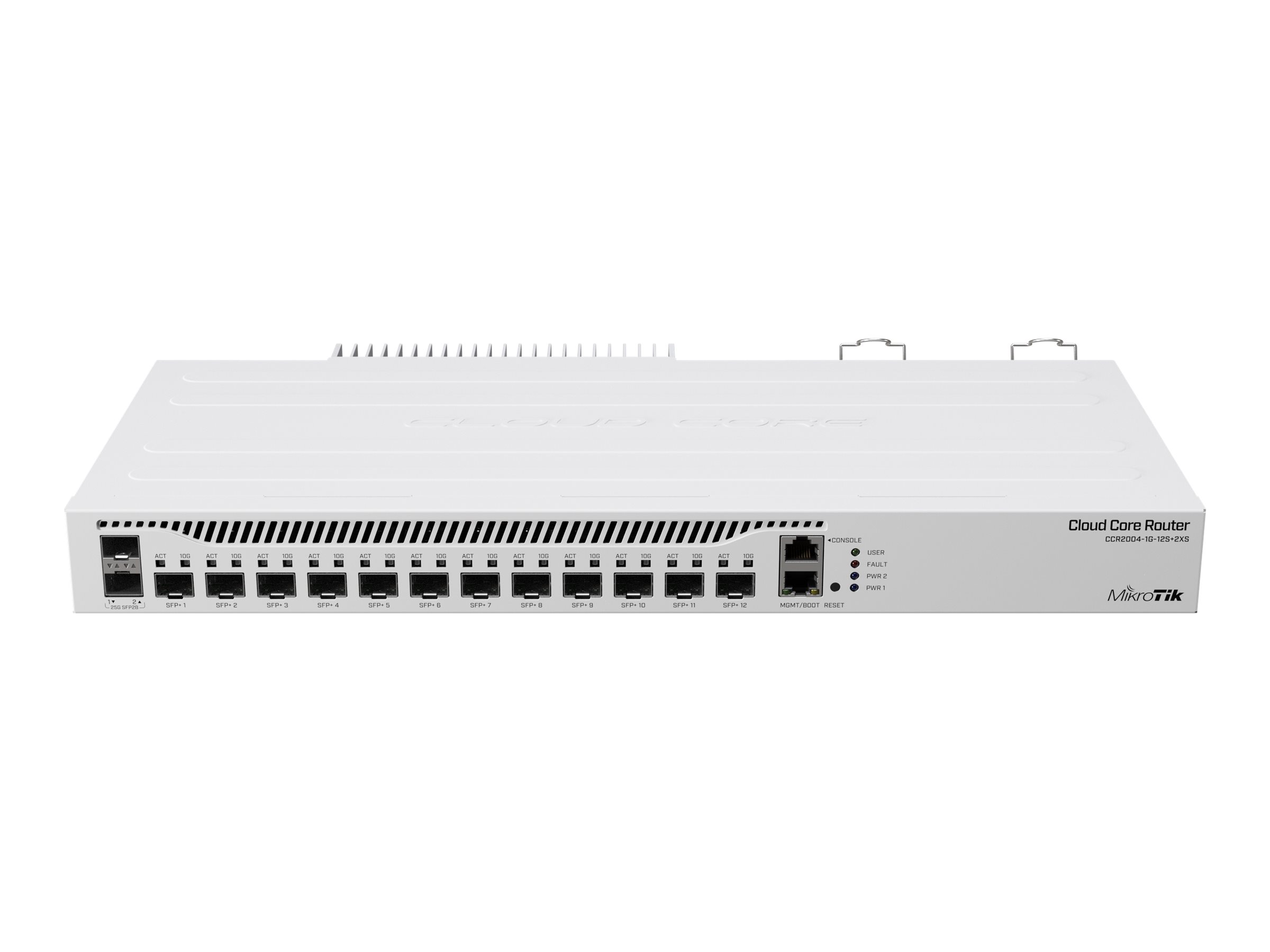 MikroTik Cloud Core Router CCR2004-1G-12S+2XS - Router 10GbE, 25GbE - montaje en rack