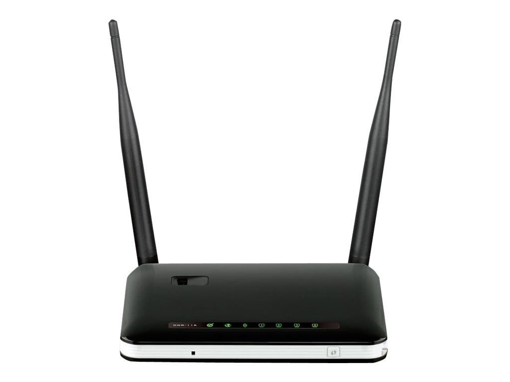 D-Link DWR-116 - Enrutador inalámbrico - WWAN conmutador de 4 puertos